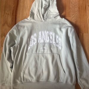 Mandee Los Angeles Hoodie - Light Gray